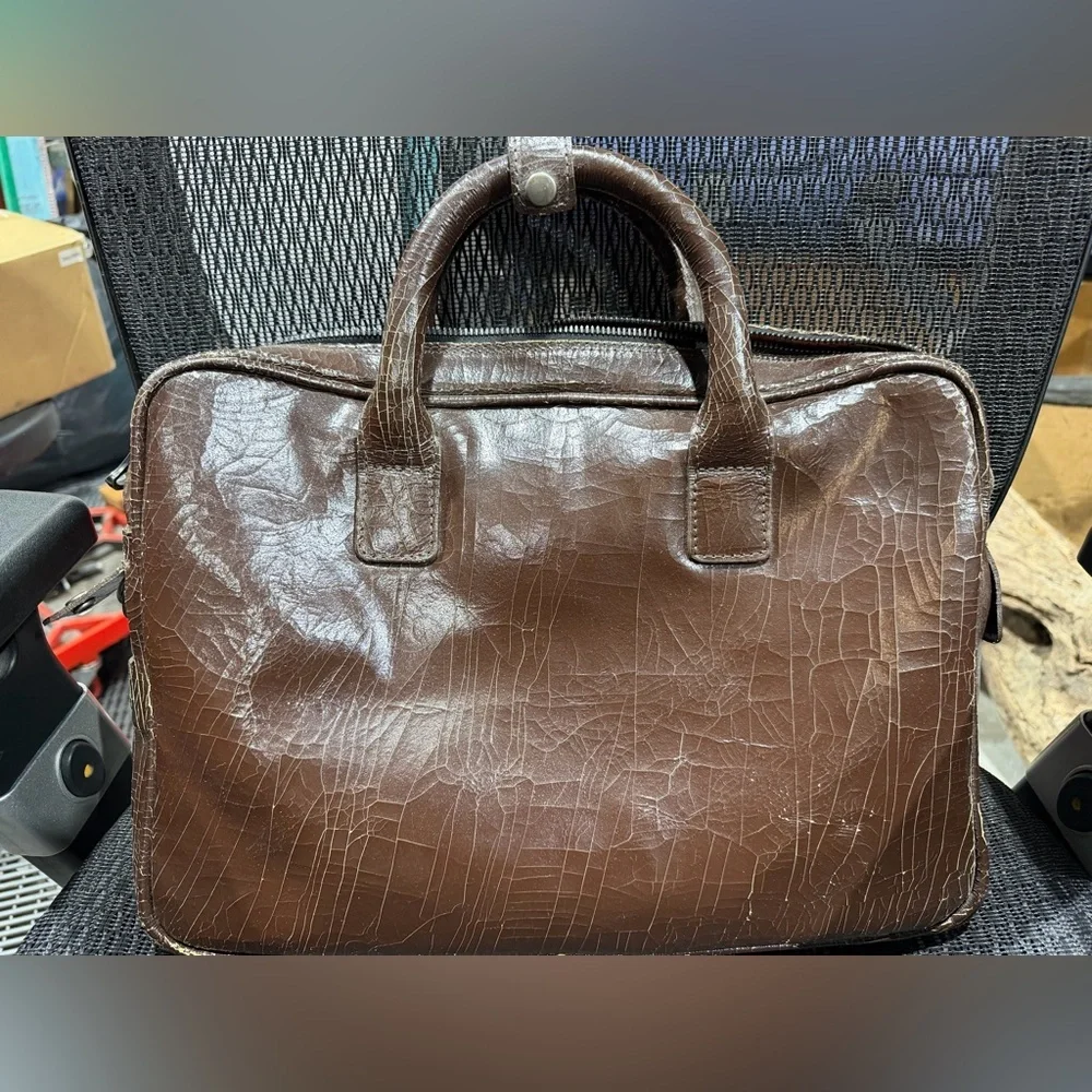 Vintage Marc Marmel mini Benny laptop briefcase